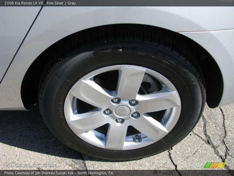 Fine Silver / Gray 2008 Kia Rondo LX V6