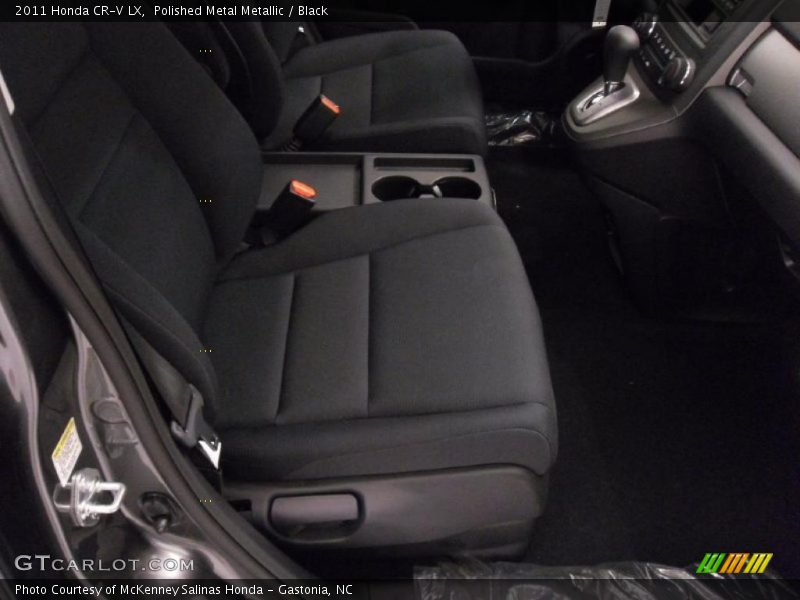 Polished Metal Metallic / Black 2011 Honda CR-V LX