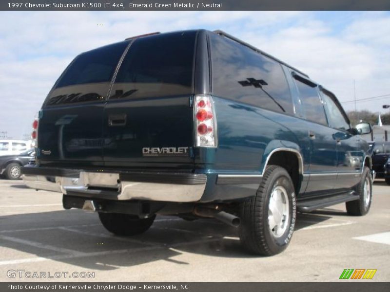 Emerald Green Metallic / Neutral 1997 Chevrolet Suburban K1500 LT 4x4
