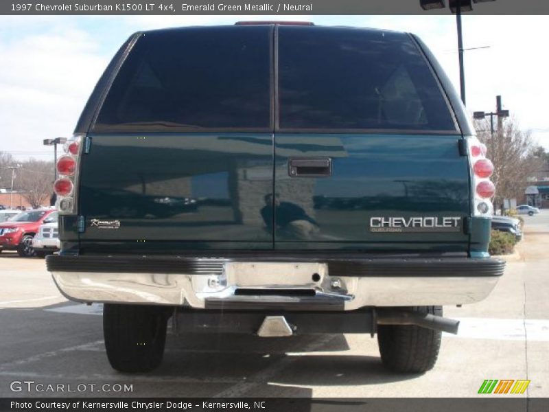 Emerald Green Metallic / Neutral 1997 Chevrolet Suburban K1500 LT 4x4