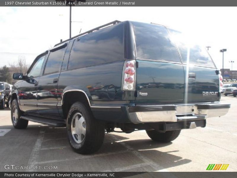 Emerald Green Metallic / Neutral 1997 Chevrolet Suburban K1500 LT 4x4