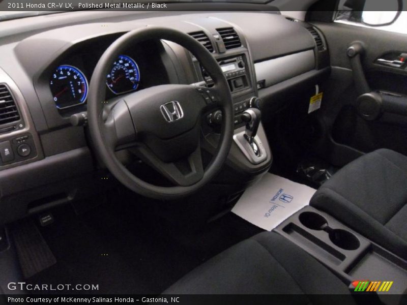 Black Interior - 2011 CR-V LX 