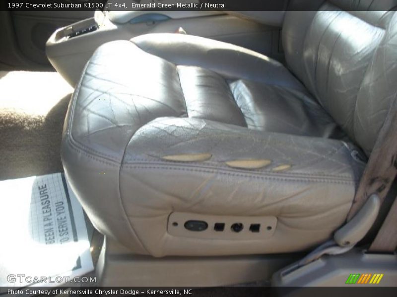Emerald Green Metallic / Neutral 1997 Chevrolet Suburban K1500 LT 4x4