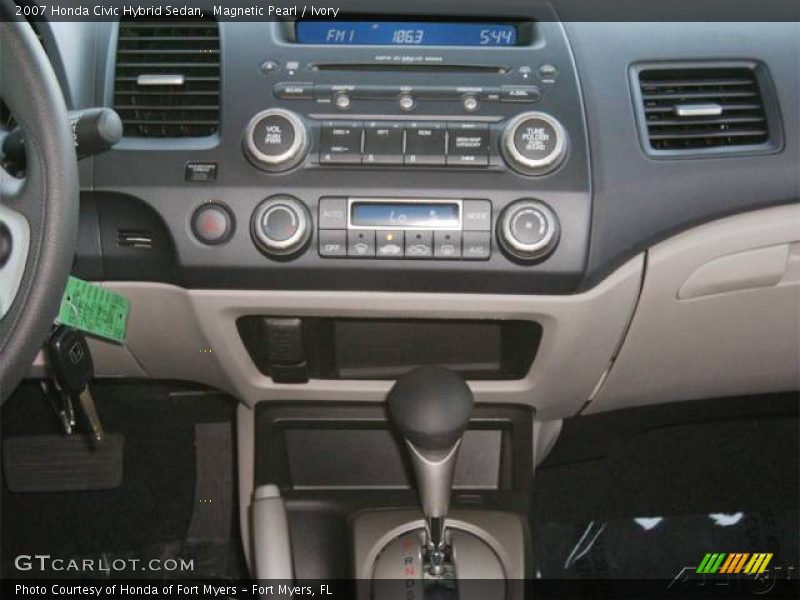 Magnetic Pearl / Ivory 2007 Honda Civic Hybrid Sedan