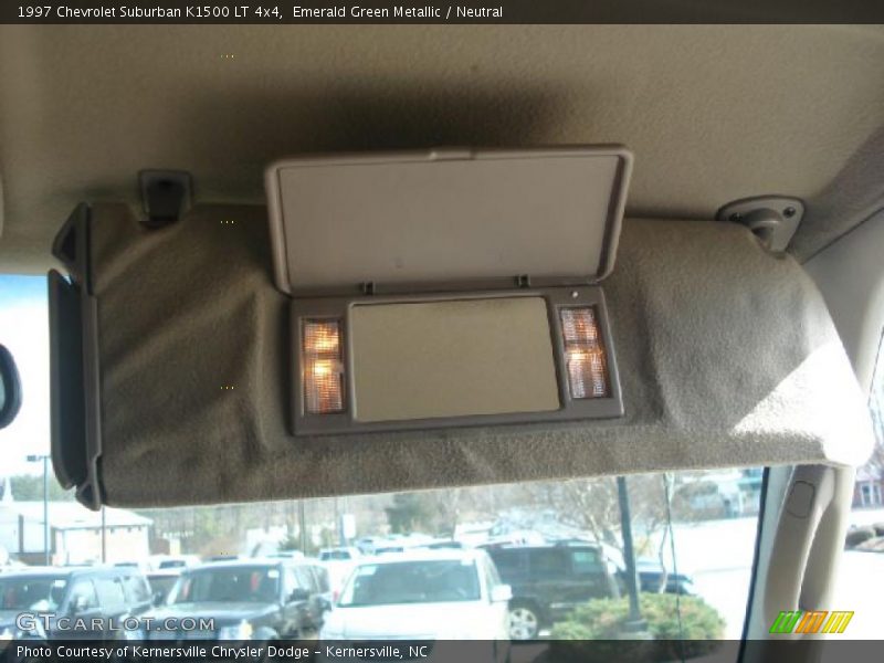 Emerald Green Metallic / Neutral 1997 Chevrolet Suburban K1500 LT 4x4