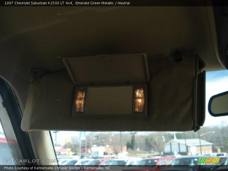 Emerald Green Metallic / Neutral 1997 Chevrolet Suburban K1500 LT 4x4