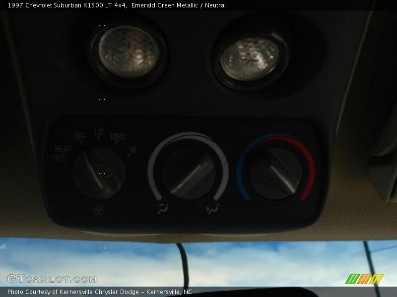 Emerald Green Metallic / Neutral 1997 Chevrolet Suburban K1500 LT 4x4