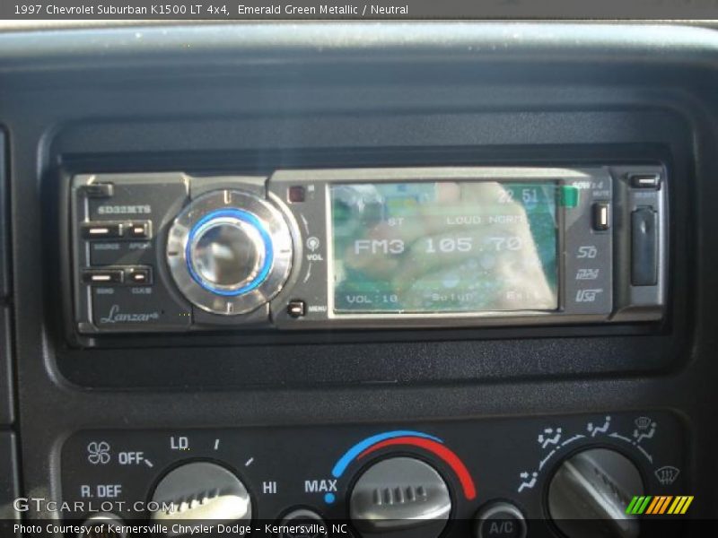 Emerald Green Metallic / Neutral 1997 Chevrolet Suburban K1500 LT 4x4