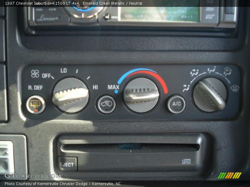 Emerald Green Metallic / Neutral 1997 Chevrolet Suburban K1500 LT 4x4