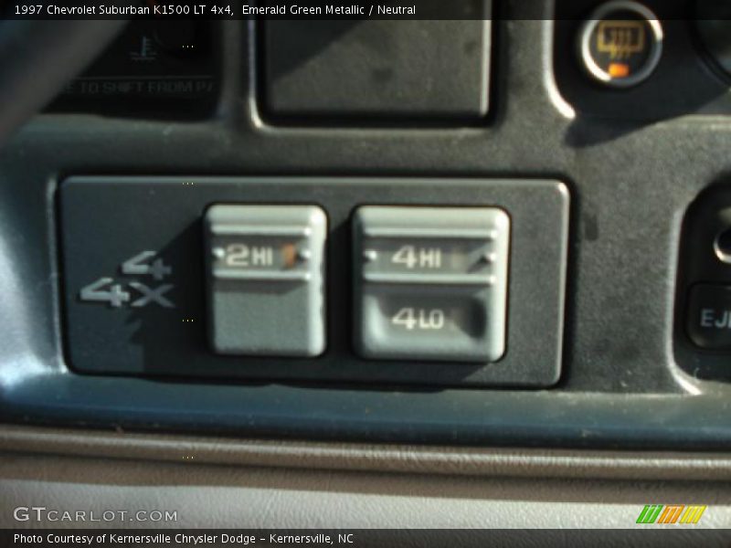 Emerald Green Metallic / Neutral 1997 Chevrolet Suburban K1500 LT 4x4