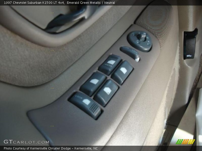 Emerald Green Metallic / Neutral 1997 Chevrolet Suburban K1500 LT 4x4