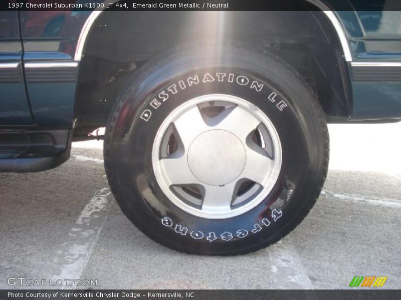 Emerald Green Metallic / Neutral 1997 Chevrolet Suburban K1500 LT 4x4