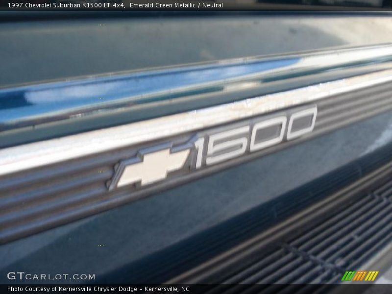 Emerald Green Metallic / Neutral 1997 Chevrolet Suburban K1500 LT 4x4