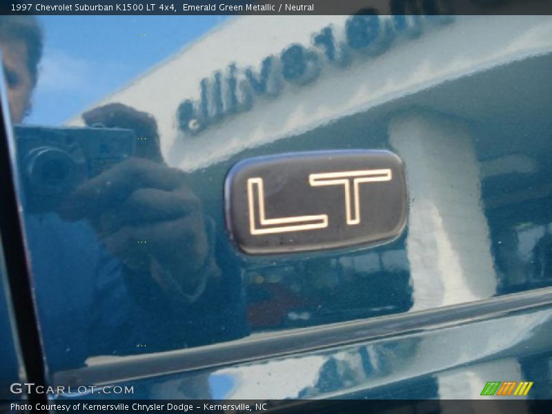 Emerald Green Metallic / Neutral 1997 Chevrolet Suburban K1500 LT 4x4