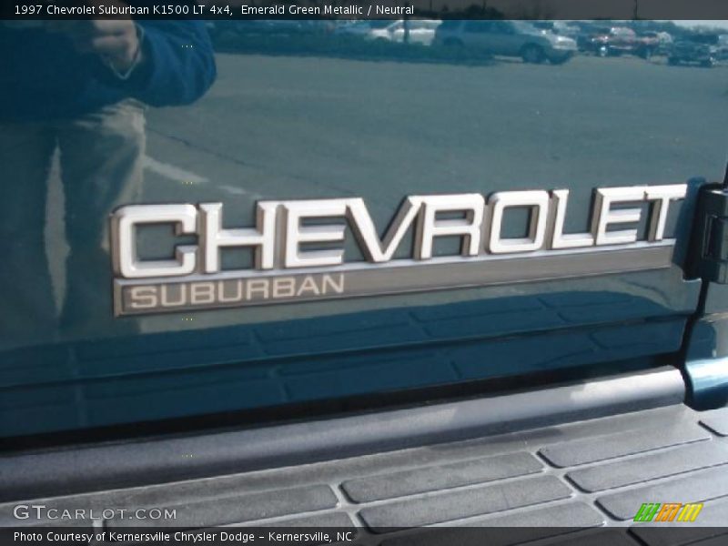 Emerald Green Metallic / Neutral 1997 Chevrolet Suburban K1500 LT 4x4