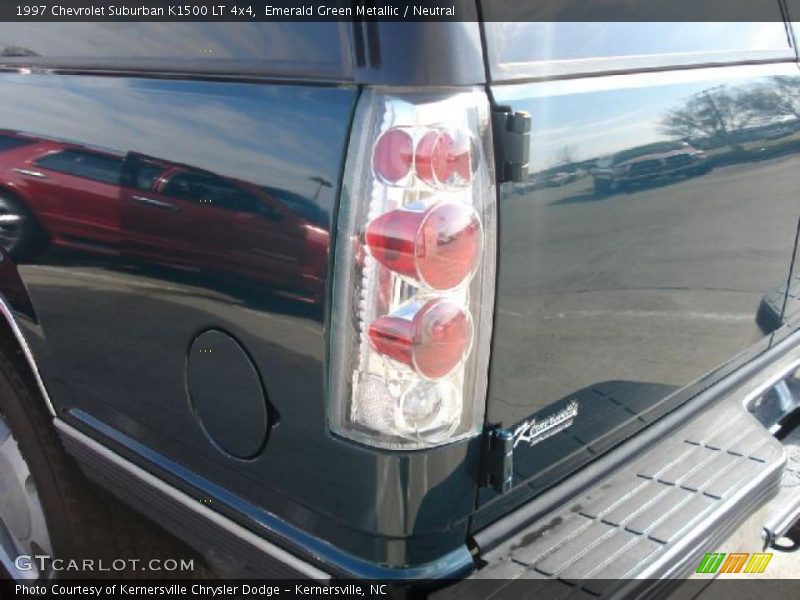 Emerald Green Metallic / Neutral 1997 Chevrolet Suburban K1500 LT 4x4