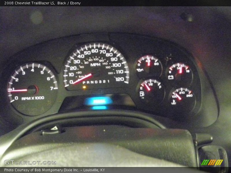 Black / Ebony 2008 Chevrolet TrailBlazer LS