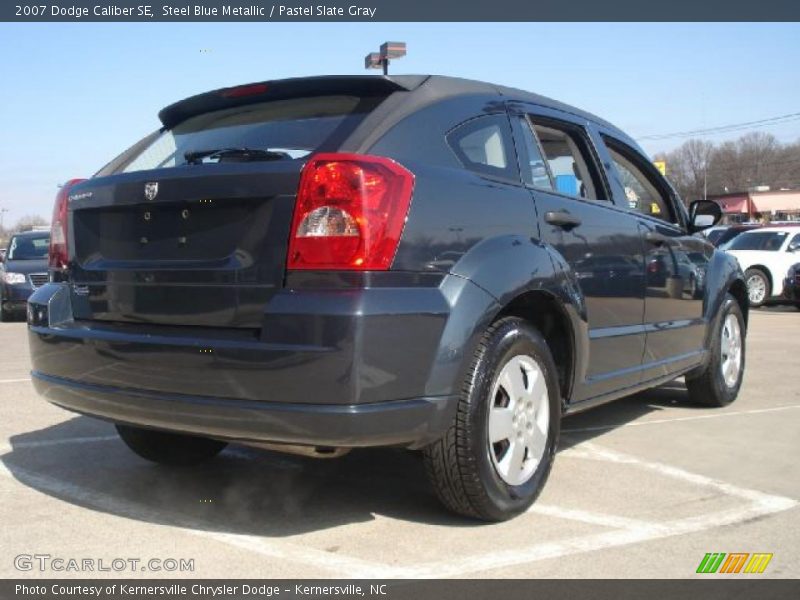 Steel Blue Metallic / Pastel Slate Gray 2007 Dodge Caliber SE