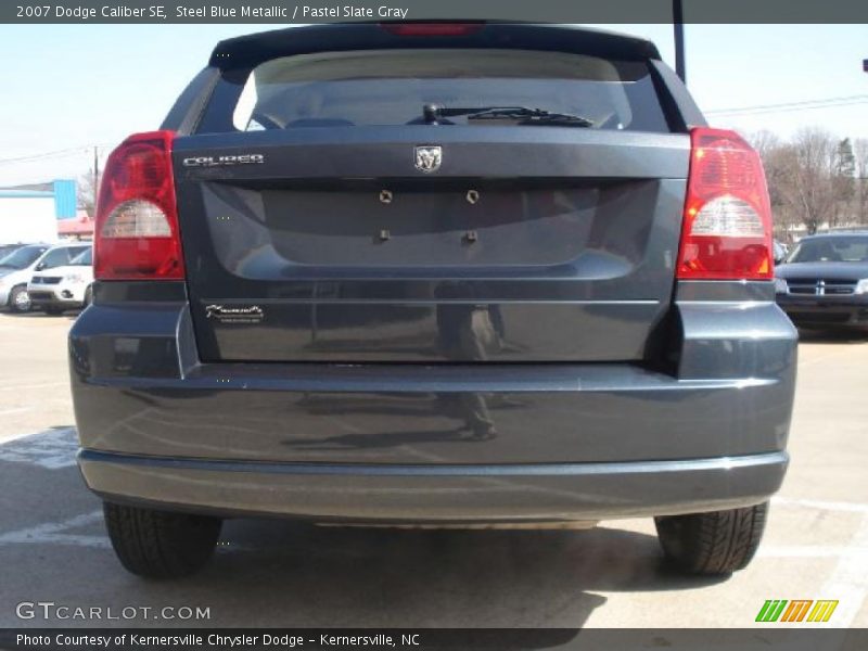 Steel Blue Metallic / Pastel Slate Gray 2007 Dodge Caliber SE