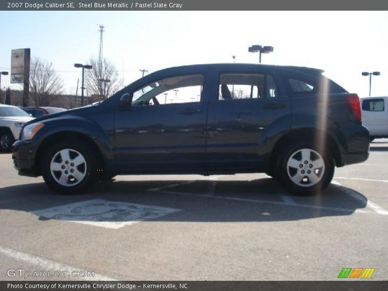 Steel Blue Metallic / Pastel Slate Gray 2007 Dodge Caliber SE