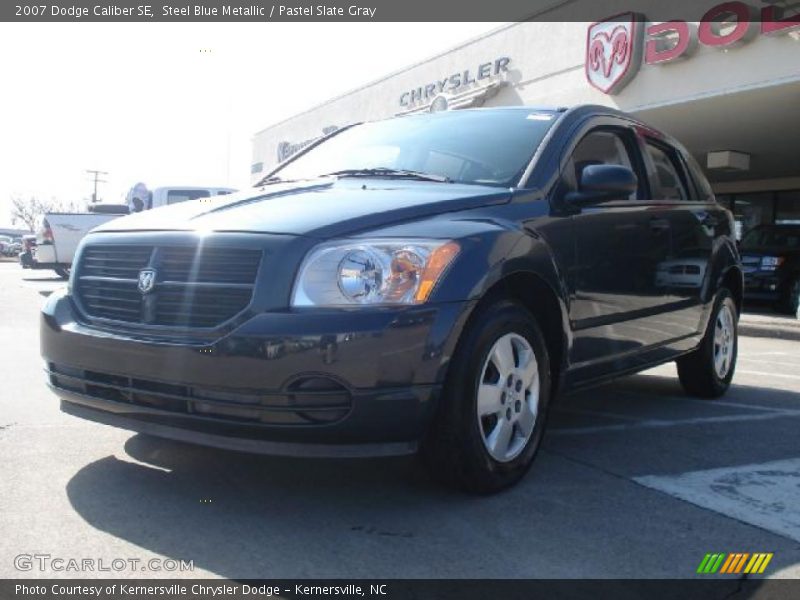 Steel Blue Metallic / Pastel Slate Gray 2007 Dodge Caliber SE