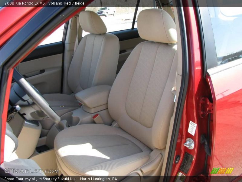 Volcanic Red / Beige 2008 Kia Rondo LX V6