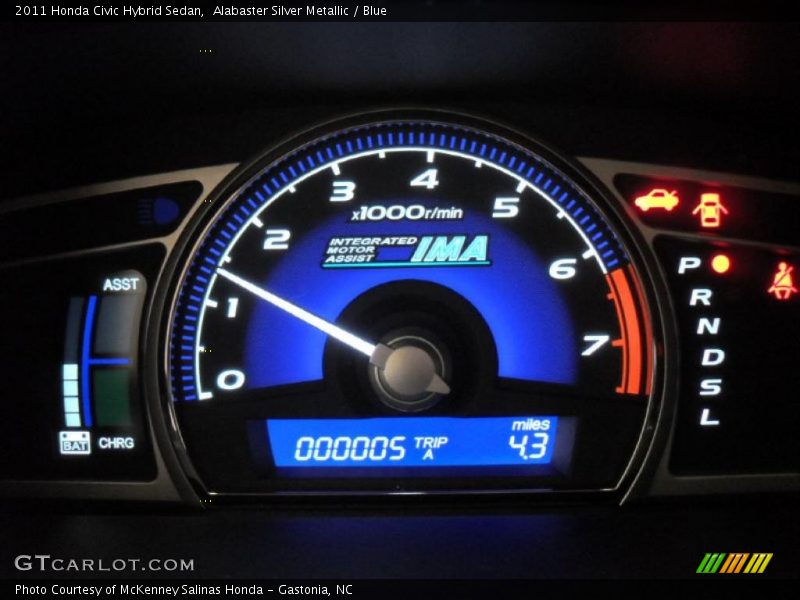  2011 Civic Hybrid Sedan Hybrid Sedan Gauges