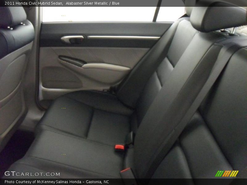  2011 Civic Hybrid Sedan Blue Interior