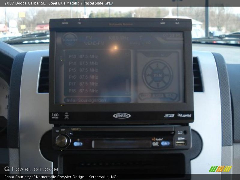 Steel Blue Metallic / Pastel Slate Gray 2007 Dodge Caliber SE