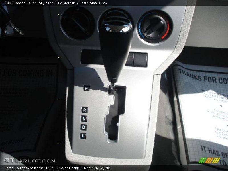 Steel Blue Metallic / Pastel Slate Gray 2007 Dodge Caliber SE