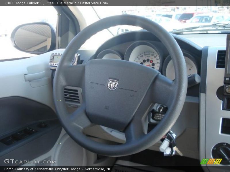 Steel Blue Metallic / Pastel Slate Gray 2007 Dodge Caliber SE