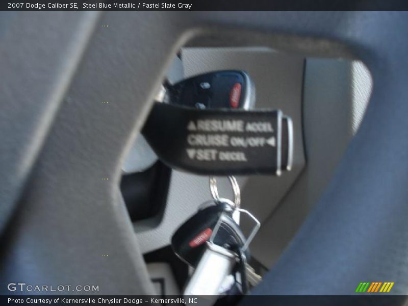 Steel Blue Metallic / Pastel Slate Gray 2007 Dodge Caliber SE