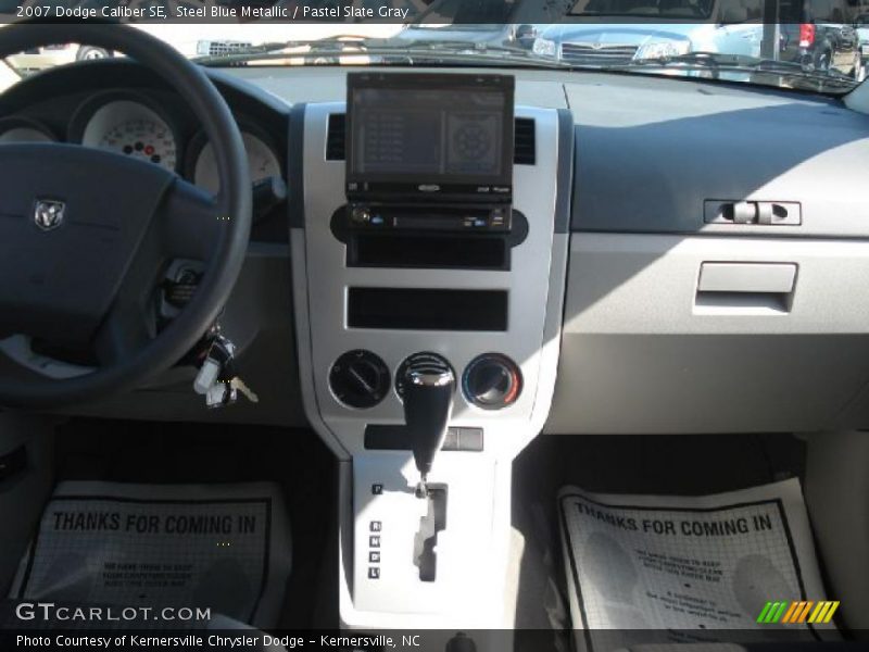 Steel Blue Metallic / Pastel Slate Gray 2007 Dodge Caliber SE