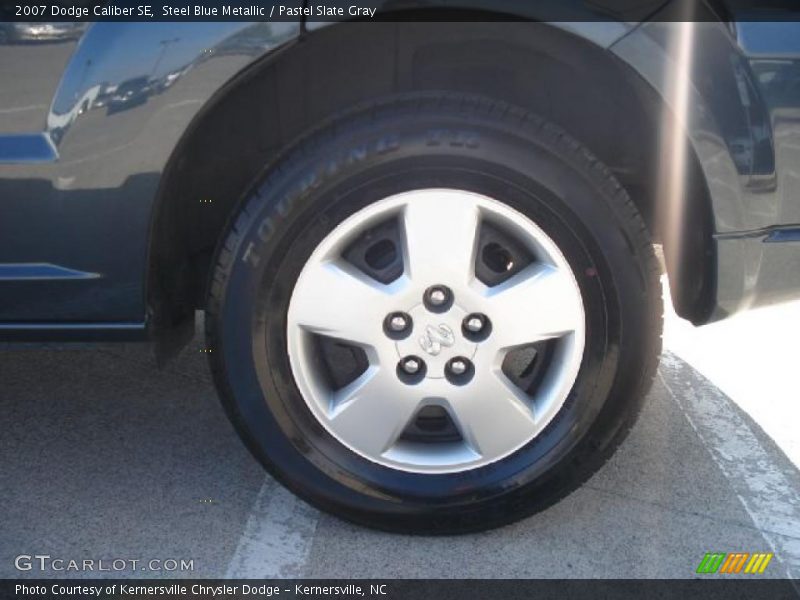 Steel Blue Metallic / Pastel Slate Gray 2007 Dodge Caliber SE