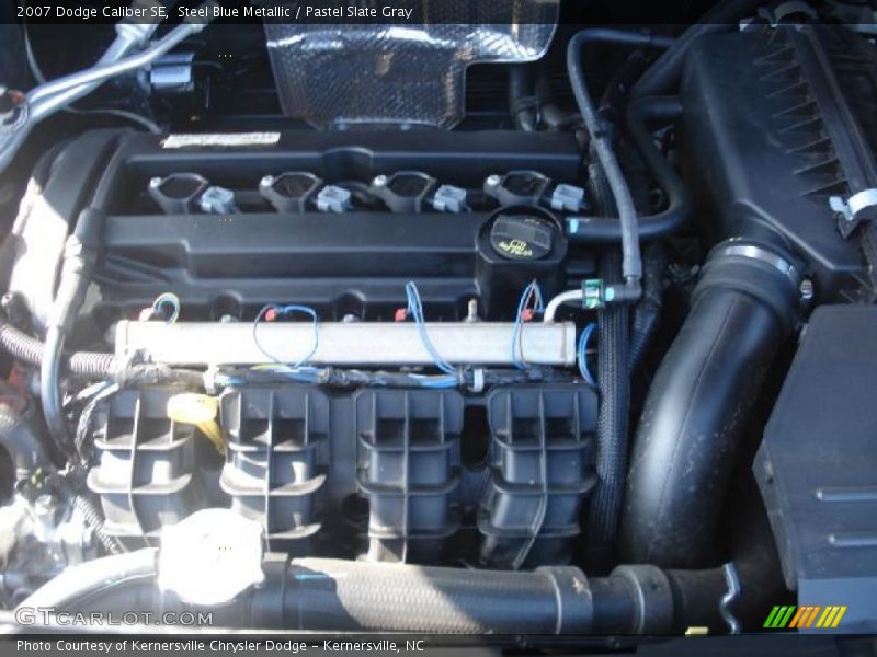 Steel Blue Metallic / Pastel Slate Gray 2007 Dodge Caliber SE
