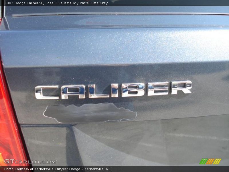 Steel Blue Metallic / Pastel Slate Gray 2007 Dodge Caliber SE