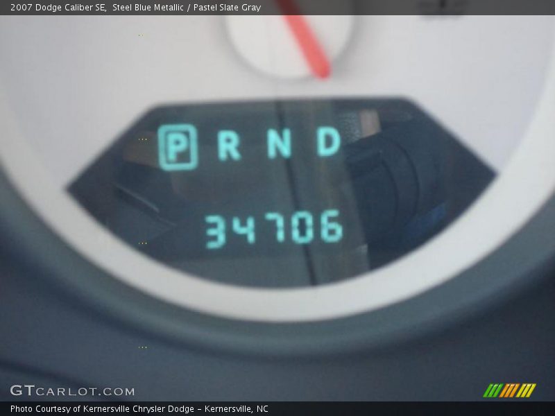 Steel Blue Metallic / Pastel Slate Gray 2007 Dodge Caliber SE