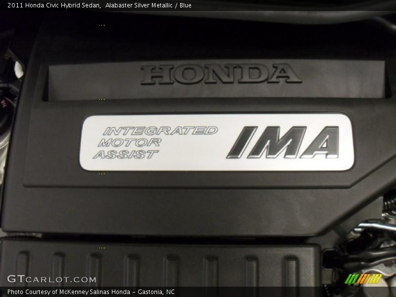  2011 Civic Hybrid Sedan Engine - 1.3 Liter SOHC 8-Valve i-VTEC 4 Cylinder IMA Gasoline/Electric Hybrid