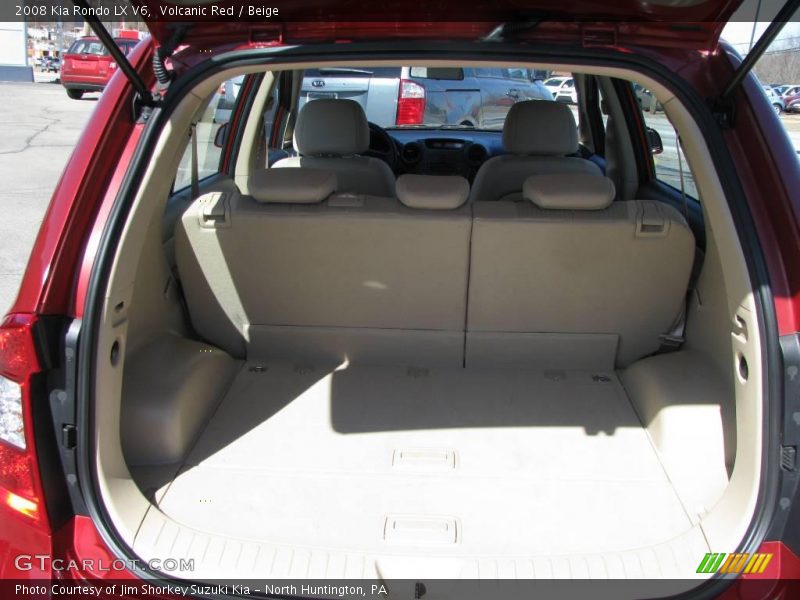 Volcanic Red / Beige 2008 Kia Rondo LX V6