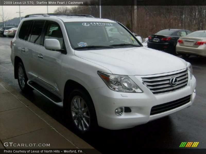 Starfire White Pearl / Cashmere 2009 Lexus LX 570