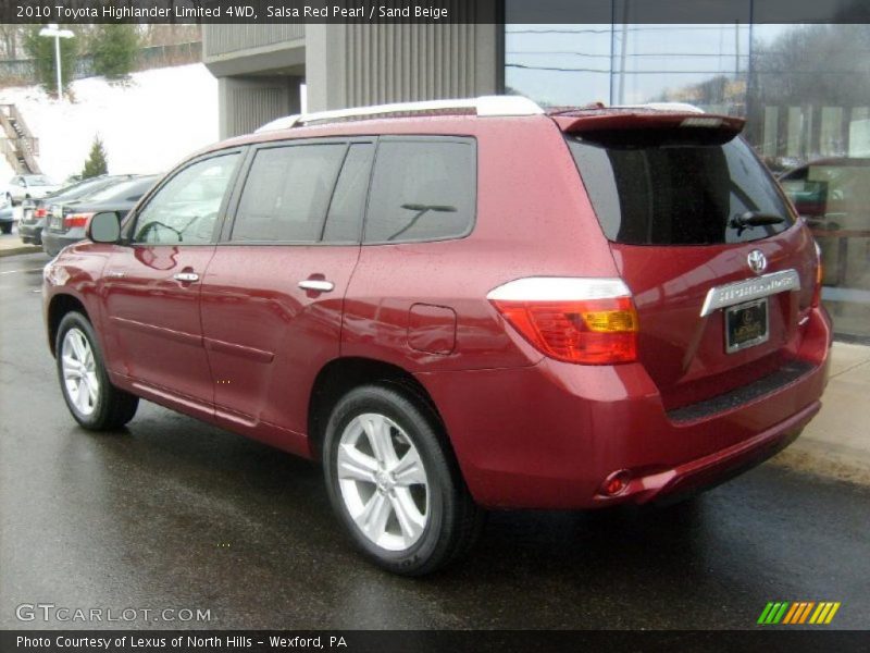  2010 Highlander Limited 4WD Salsa Red Pearl
