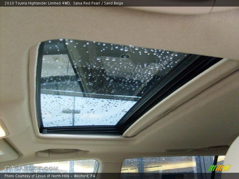 Salsa Red Pearl / Sand Beige 2010 Toyota Highlander Limited 4WD