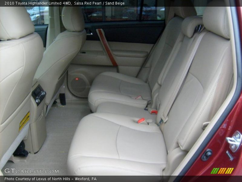  2010 Highlander Limited 4WD Sand Beige Interior
