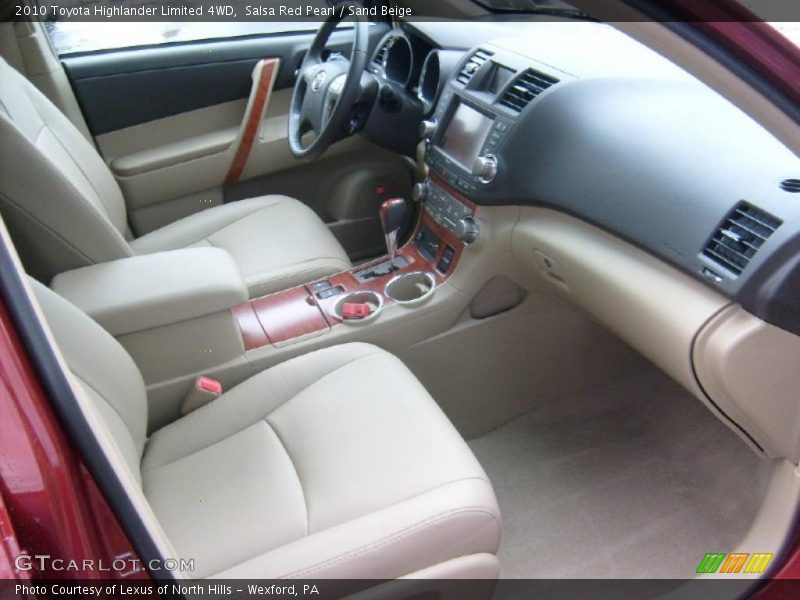 2010 Highlander Limited 4WD Sand Beige Interior