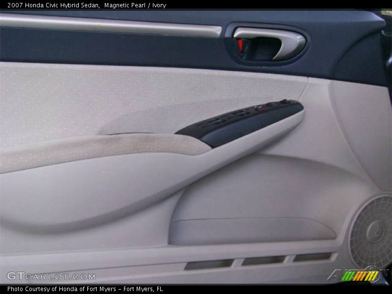 Magnetic Pearl / Ivory 2007 Honda Civic Hybrid Sedan