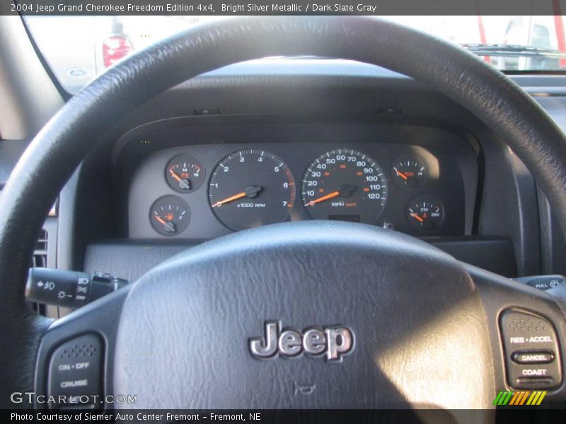 Bright Silver Metallic / Dark Slate Gray 2004 Jeep Grand Cherokee Freedom Edition 4x4