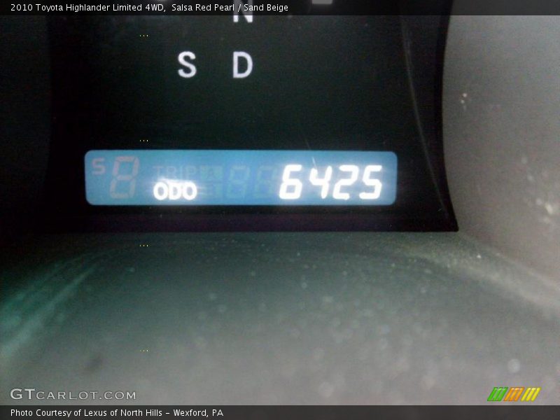 Salsa Red Pearl / Sand Beige 2010 Toyota Highlander Limited 4WD