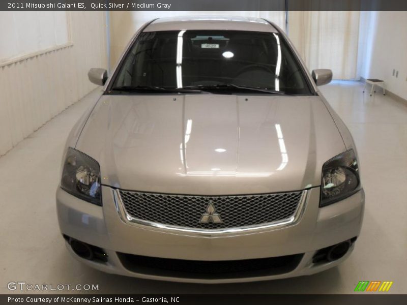 Quick Silver / Medium Gray 2011 Mitsubishi Galant ES