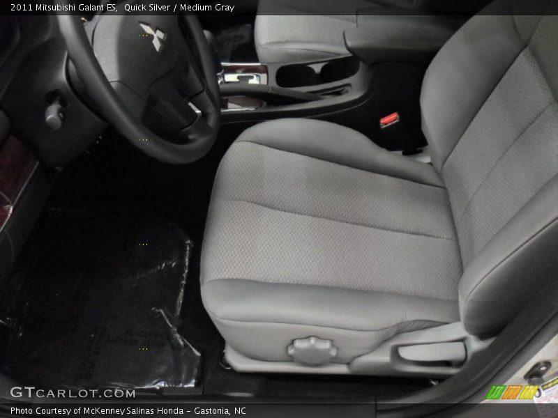 Quick Silver / Medium Gray 2011 Mitsubishi Galant ES