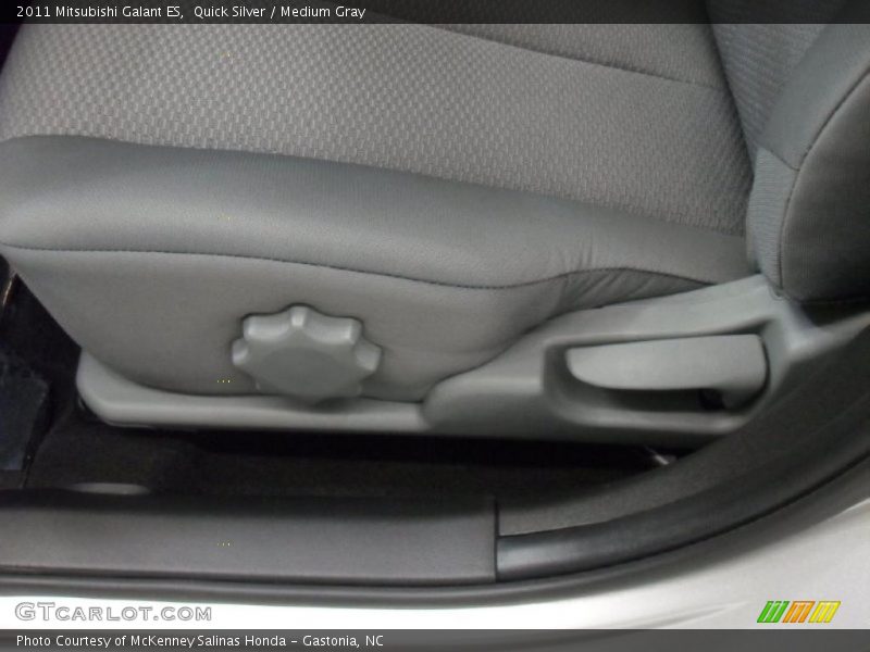 Quick Silver / Medium Gray 2011 Mitsubishi Galant ES